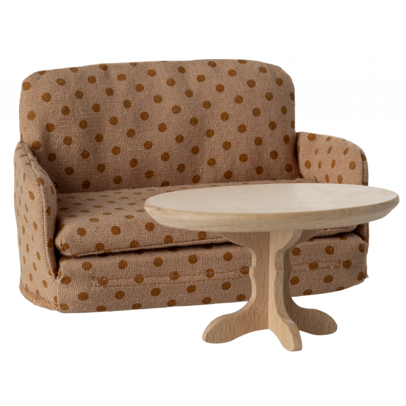 Maileg - Sofa bed, Mouse - Dots