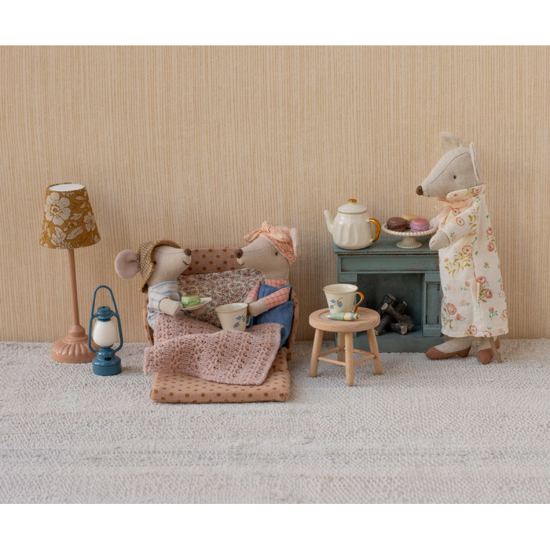 Maileg - Sofa bed, Mouse - Dots