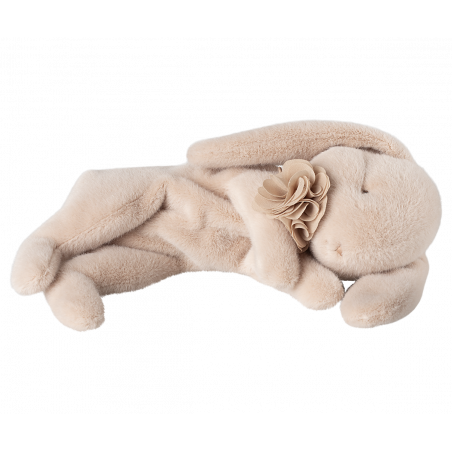 Maileg - Sleeping bunny plush, Small - Powder