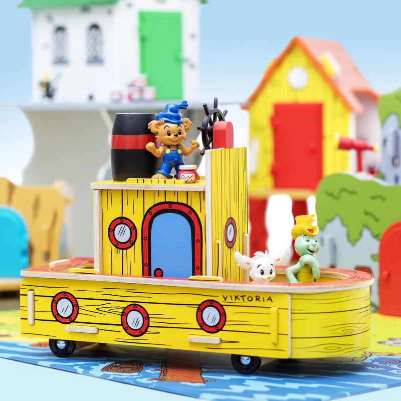 Bamse - Bamse Träbåt Viktoria