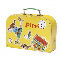 Pippi - Pippi Pappväska, 25 Cm, Gul