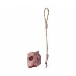 Maileg - Pet supply, Harness and leash - Rose