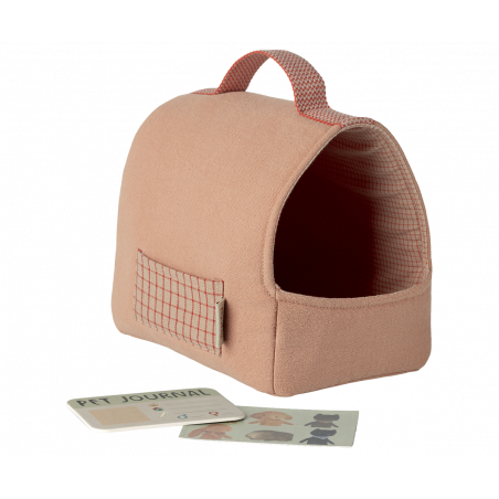 Maileg - Pet carrier - Coral
