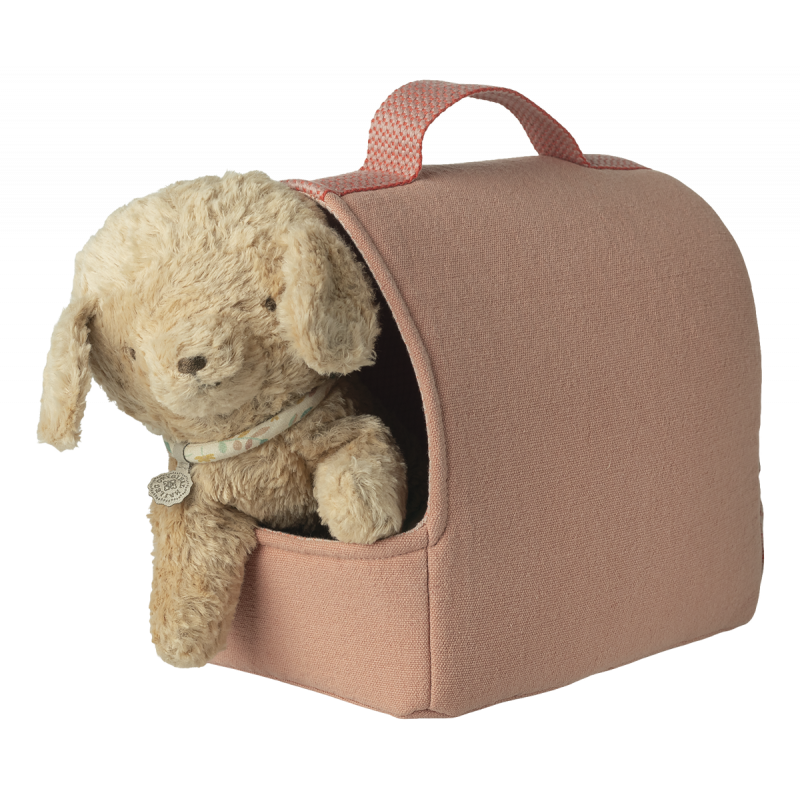 Maileg - Pet carrier - Coral