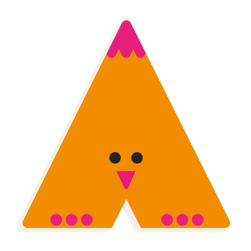 Djeco - Graphic Letters - A