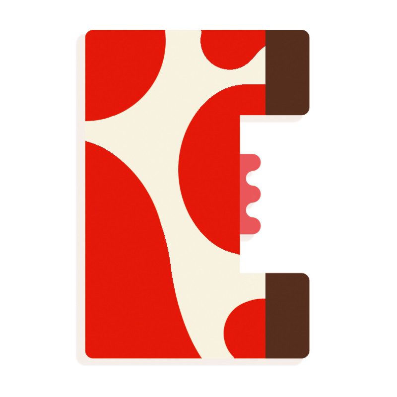 Djeco - Graphic Letters - E