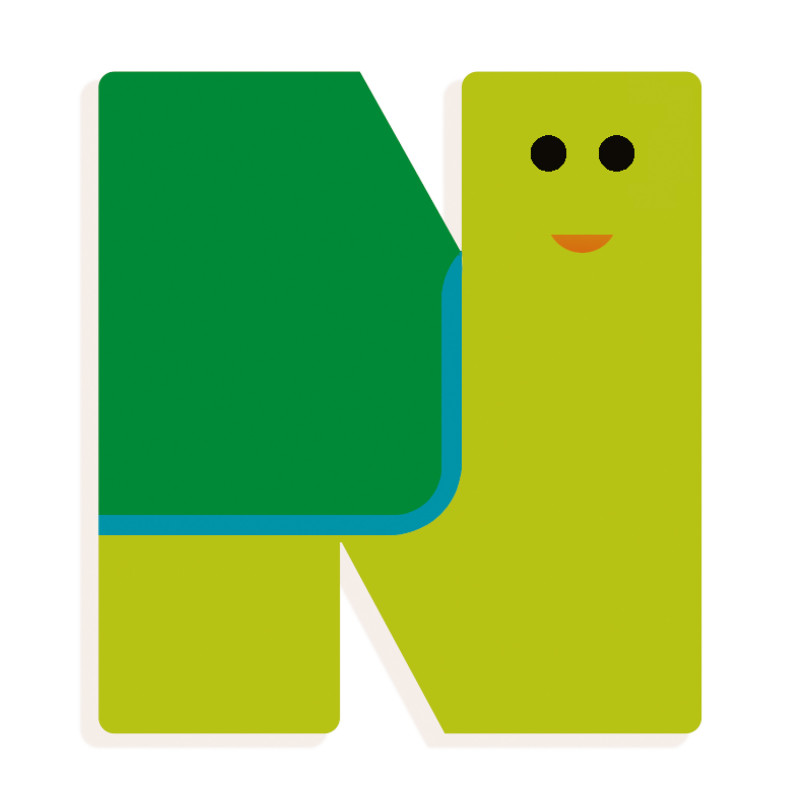 Djeco - Graphic Letters - N