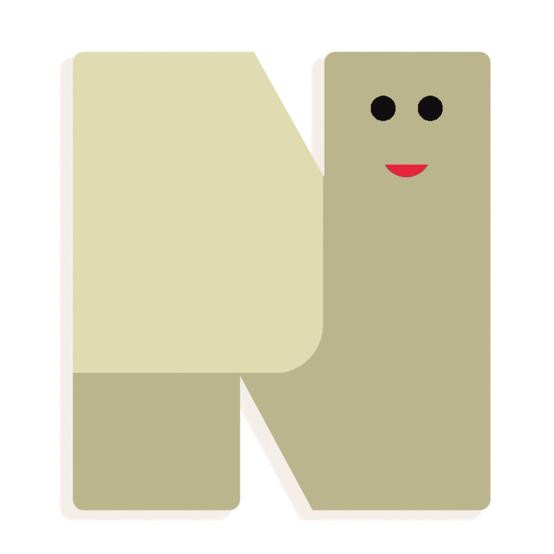 Djeco - Graphic Letters - N