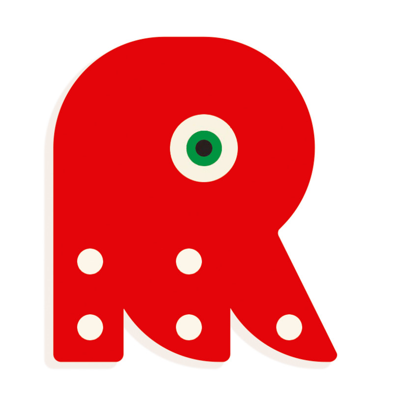 Djeco - Graphic Letters - R