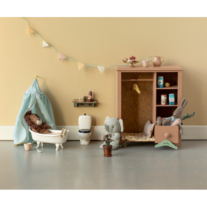 Maileg - Miniatyr Sänghimmel, mint