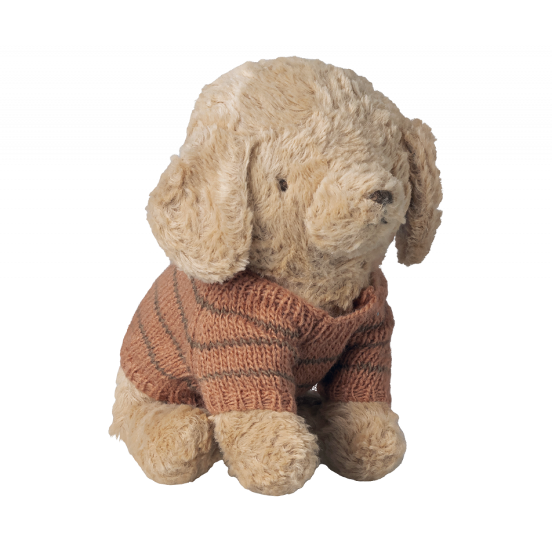 Maileg - Puppy supply, Small, Knitted sweater - Coral