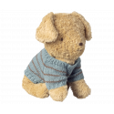 Maileg - Puppy supply, Small, Knitted sweater - Dusty blue