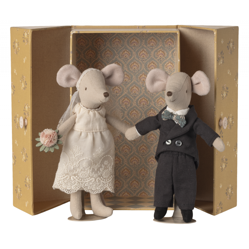Maileg - Wedding mice couple in box, Mum and Dad