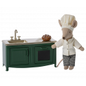 Maileg - Kitchen, Mouse - Dark green