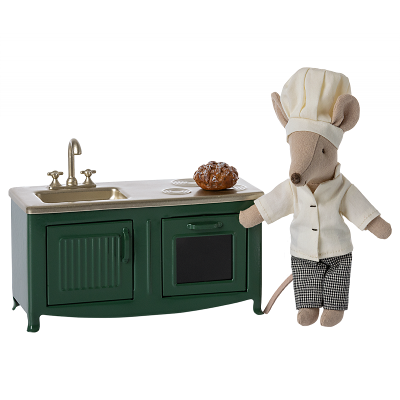 Maileg - Kitchen, Mouse - Dark green