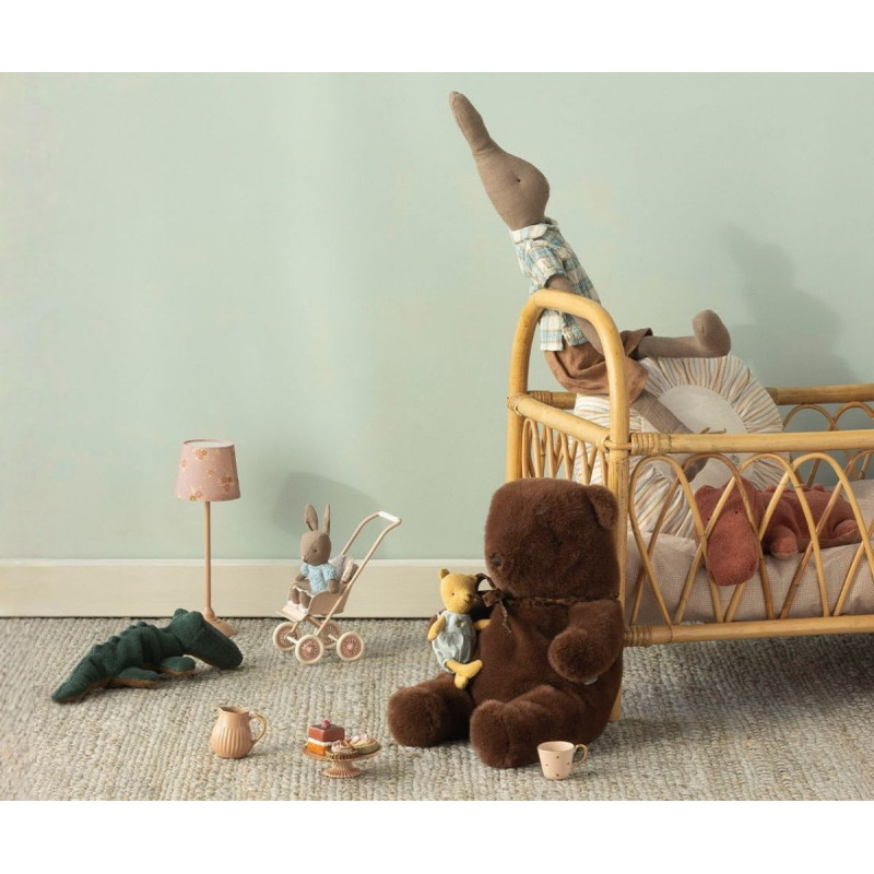 Maileg - Teddy bear plush, Medium - Dark chocolate