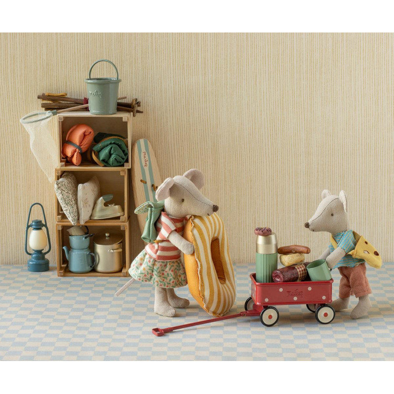 Maileg - Tricycle mouse, Big sister - Green