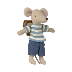 Maileg - Tricycle mouse, Big brother - Brown
