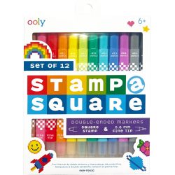 OOLY - Stamp-A-Square Markers