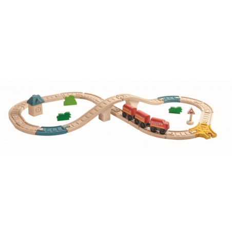 "Plan Toys - Järnvägsåtta"