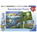 Ravensburger - Pussel Dinosaur Facination, 3x49 bitar