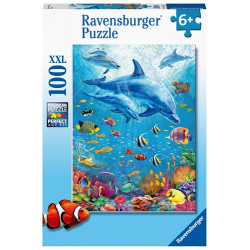 Ravensburger - Pussel Pod of Dolphns, 100 bitar
