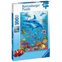 Ravensburger - Pussel Pod of Dolphns, 100 bitar
