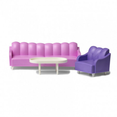 Lundby - Dockhusmöbler, Vardagsrumsset Basic