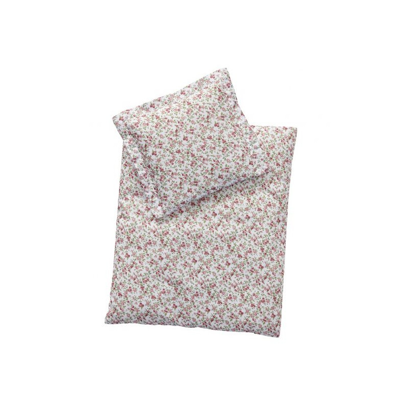 byAstrup - Täcke och kudde, blommigt, 50 cm