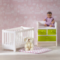 Lundby- Dockhusmöbler, Spjälsäng & skötbord