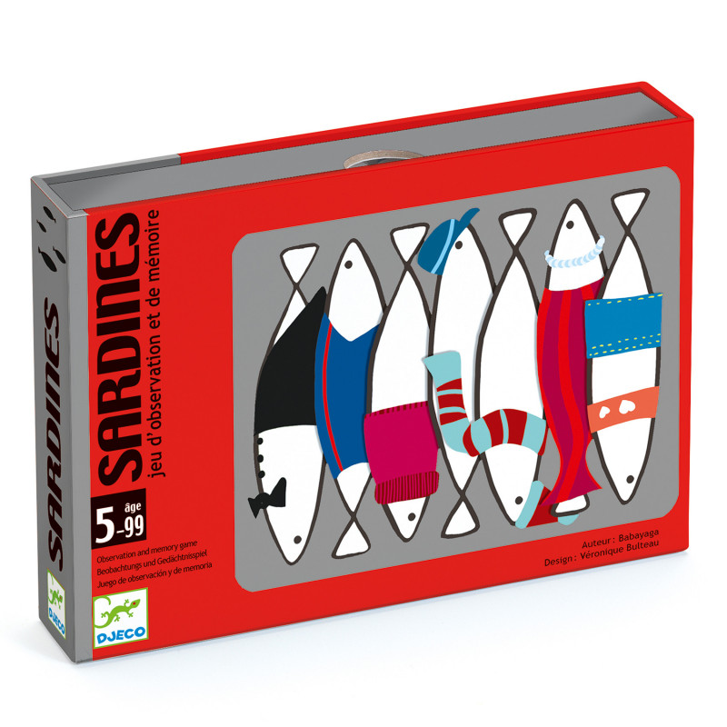 Djeco - Playing cards, Sardines